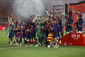 赛事直播入口-巴塞罗那赢得国王杯，本赛季有望成为“三冠王”